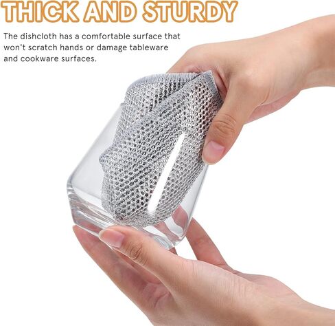 10 قطع من موبستيك، وسادة غسيل الأطباق، إسفنجة تنظيف المطبخ، إسفنجة غبار غير قابلة للخدش، سلك أطباق المطبخ، إسفنجة أطباق المطبخ، إسفنجة غسيل الأطباق، إسفنجة تنظيف سلكية، وعاء تنظيف من النايلون in Kuwait