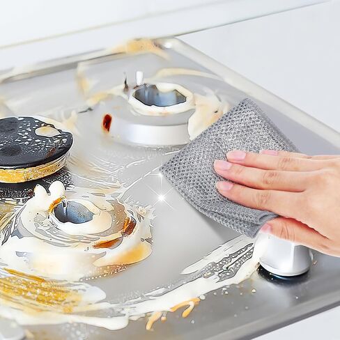 10 قطع من موبستيك، وسادة غسيل الأطباق، إسفنجة تنظيف المطبخ، إسفنجة غبار غير قابلة للخدش، سلك أطباق المطبخ، إسفنجة أطباق المطبخ، إسفنجة غسيل الأطباق، إسفنجة تنظيف سلكية، وعاء تنظيف من النايلون in Kuwait