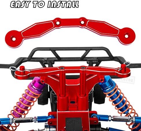 جزء ترقيات من الألومنيوم الأمامي والخلفي لـ 1/10 Arrma Senton 3S Blx/Senton Mega 550، يتصاعد الجسم الأمامي والخلفي من سبيكة معدنية، أزرق داكن in Saudi Arabia