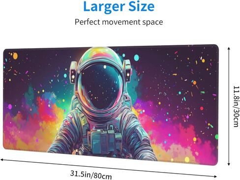 لوحة ماوس Dragon مقاس XL كبيرة الحجم قاعدة مطاطية غير قابلة للانزلاق حصيرة مكتبية لألعاب الكمبيوتر المحمول مقاس 31.5 بوصة × 12 بوصة in Kuwait