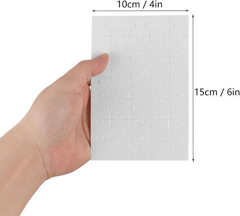 30 Sets Blank Sublimation A4 Jigsaw, DIY Heat Press Transfer Crafts Thermal Transfer Jigsaw, White Jigsaw for Maker Machine (A4-120 Pieces) by IHDYPPEW in Saudi Arabia