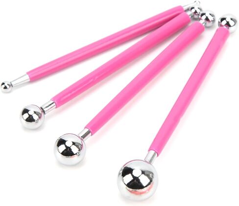 9Pcs Dotting Tools,Clay Sculpting Tools Embossing Ball Set Tracing Pens DIY Clay Indentation Tool for Rock Painting, Pottery Clay Modeling Embossing Nail Art in Saudi Arabia