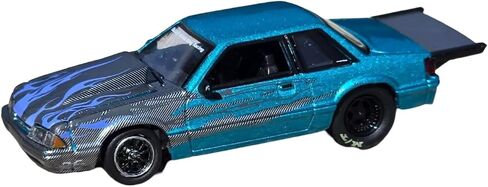 Collectibles Greenlight 51550 1990 Mustang Fox Body Wraps Part Time Collector 1:64 Scale in Saudi Arabia