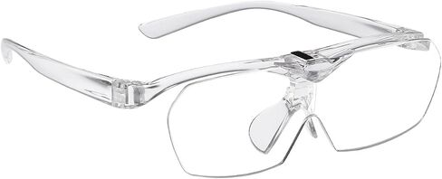 OKH 160% Magnifying Glasses, Flip Up Down Lens, Hands-Free Magnifier Eyeglasses for Close Work, Reading, Sewing, Jewelry Making, Craft, Hobby, Painting in Kuwait