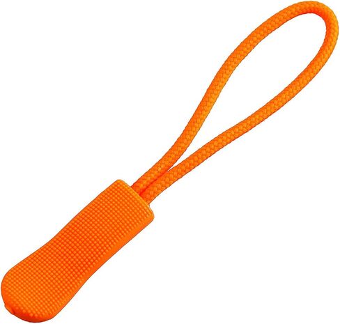 EKIND Zipper Pulls, 20-Pack Durable Extension Replacement Zipper Tags for Backpacks, Jackets, Luggage, Purses, Handbags (Fluorescent Orange) in Saudi Arabia