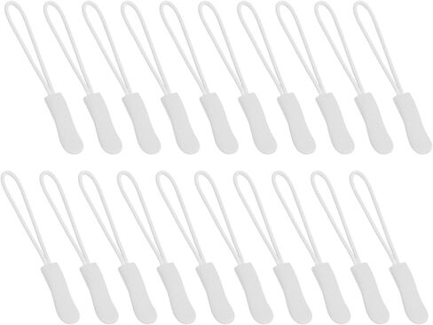 EKIND Zipper Pulls, 20-Pack Durable Extension Replacement Zipper Tags for Backpacks, Jackets, Luggage, Purses, Handbags (Fluorescent Orange) in Saudi Arabia
