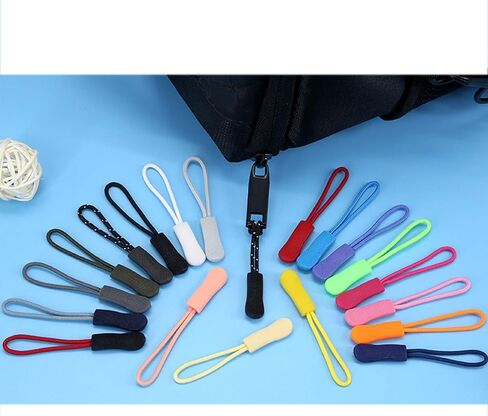 EKIND Zipper Pulls, 20-Pack Durable Extension Replacement Zipper Tags for Backpacks, Jackets, Luggage, Purses, Handbags (Fluorescent Orange) in Saudi Arabia