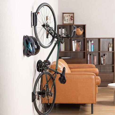 Swivel Bike Wall Mount - Garage Wall Bike Rack, Bicycle Hook Hanger - Space Saving Storage Bike Wall Holder for Home & Garage in Saudi Arabia