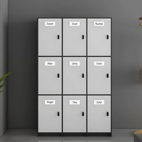 Colored Border Magnetic Labels 2.8x1.2 Inch 40 Pieces, Reusable Magnetic Dry Erase Labels for Whiteboards, Locker, School, Classroom, Office, Home in Kuwait