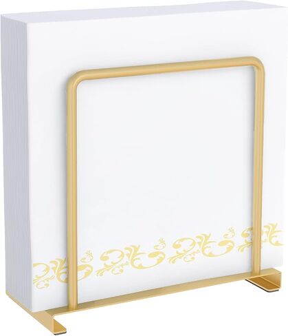 Napkin Holder for Table, Metal Napkin Holder for Kitchen Dining, Standing Paper Napkin Storage for Table Countertop, Black in Saudi Arabia