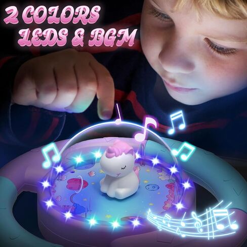 PERRYHOME Frozen Princess Twist Sit and Spin Toys for Toddlers 1-3, 360° Spin Twister Twist with 4 Game Modes LED Light and Built-in BGM in Saudi Arabia
