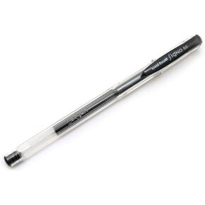 Uni-ball Signo UM-100 Gel Ink Pen - 0.5 mm -10 Pcs (Black)