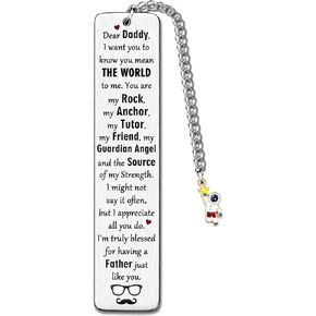 to My Love Bookmarks for Women Men Birthday Gifts Wife Husband Bookmark Romantic Valentines Day Present Wedding Anniversary Personalized Book Lover Boyfriend Girlfriend Engagement Christmas Keepsakes