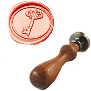 Vintage Retro Key Wax Seal Sealing Stamp Embellishment Wedding Invitation Card Snail Mail Gift Wrapping Wine Package Great Christmas Gift Idea Wax Seal Stamp Set