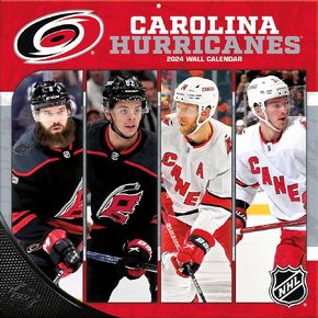 TURNER SPORTS Carolina Hurricanes 2025 12x12 Team Wall Calendar (25998011935)