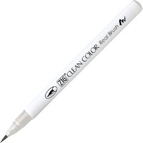 ZIG Kuretake Clean Color Real Brush Marker-Fog Gray