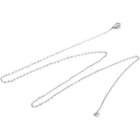10 Pcs 18 Inches Stainless Steel Necklace Chains Jewelry Making Chains Lobster Clasp Link Chain DIY Metal Chains Jewelry Supplies Findings Silver