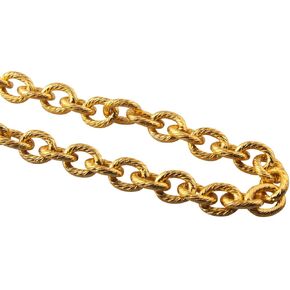 MAHAVIMOKSA 1meter/3.3ft Twisted Pattern O Shape Link Chain Heavy Chunky Aluminum Metal Chain for DIY Jewelry Making Necklaces Bracelet Purse Strap Handbag Craft (15x11mm)