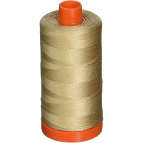 خيط قطن Aurifil Mako صلب 50 وات 1422 ياردة رمل