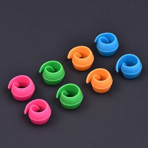 8pcs Thread Spool Savers/Spool Huggers - Prevent Thread Tails from Unwinding - No Loose Ends for Sewing and Embroidery Machine Thread Spools