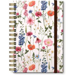 Cute Spiral Journal Notebook,Binding with Premium Paper for Girl Women,Cool Funny 120 Pages,100gsm A5 College Ruled NotebookJournal,Perfect for Gifts Nurse Teacher Women(Cute Cow)