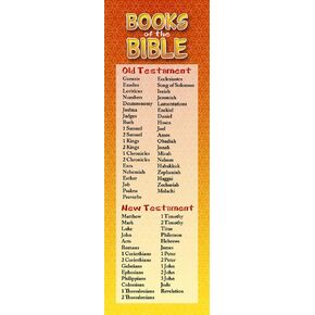 The Books of The Bible Kids Bookmark, Cardstock (Pack of 25)