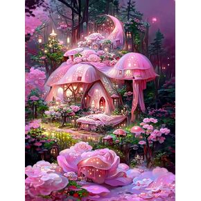 LVIITIS Diamond Painting Kit for Adults Beginner,5D Diamond Art Dots Kit for Gift,Paint with Gem for Home Wall Decor