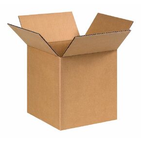 Aviditi 889 Corrugated Cardboard Box 8" L x 8" W x 9" H, Kraft, for Shipping, Packing and Moving (Pack of 25)