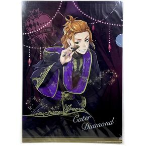 Twisted Wonderland Ceremonial Robes Clear File Folder Heartslabyul - A4 Size, Waterproof (Ace Trappola)