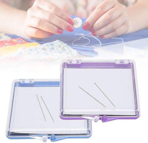 Magnetic Pin Holder Case, 2PCs Magnetic Sewing Pincushion Pin Storage Case DIY Sewing Auxiliary Tools Multifunction Cross Stitch Sewing Knitting Pin Organizer Container Tool in Saudi Arabia