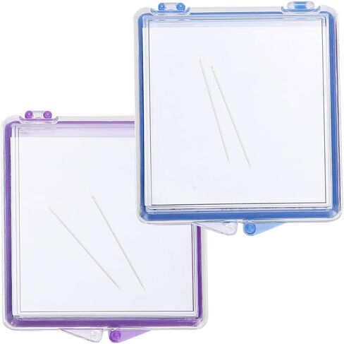 Magnetic Pin Holder Case, 2PCs Magnetic Sewing Pincushion Pin Storage Case DIY Sewing Auxiliary Tools Multifunction Cross Stitch Sewing Knitting Pin Organizer Container Tool in Saudi Arabia