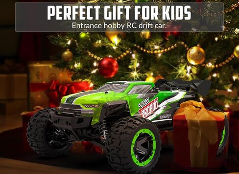 RACENT RC Truck 1:16 4x4 All Terrain RC Car 40KPH High Speed Remote Control Cars for Boys, Off-Road Monster Truck with 2.4Ghz Radio Control, 2 Batteries, Gifts for Kids Adults in Saudi Arabia