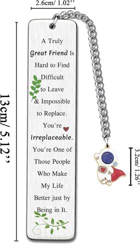 Bestie المرجعية هدايا التخرج الصداقة الحقيقية إلى الأبد نقدر الإشارات المرجعية لأفضل صديق ملهمة صديق جيد هدية عيد ميلاد شخصية عاشق الكتب تذكار التقاعد ملهمة عيد الميلاد in Kuwait