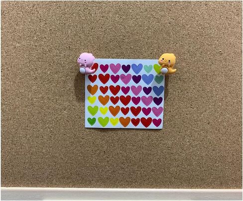 Duolai 40 قطعة كرتونية لطيفة على شكل ديناصور صغير مزخرف بدبابيس تثبيت على شكل حيوانات للوحة بيضاء ولوحة جدارية للصور ولوحة إعلانات للوازم المكتبية in Kuwait