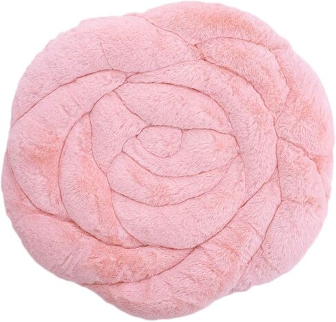 IPENNY Soft Cozy Seat Cushion Plush Rose Seat Pad Seat Pillow Relieves Back Coccyx Sciatica and Tailbone Pain Relief Chair Cushions Chair Pads for Home Office Sofa (Pink) in Kuwait