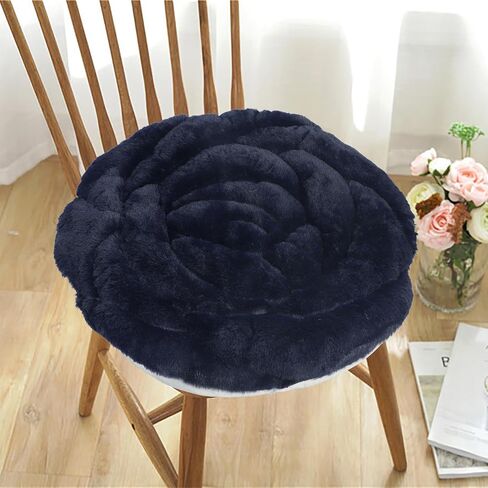 IPENNY Soft Cozy Seat Cushion Plush Rose Seat Pad Seat Pillow Relieves Back Coccyx Sciatica and Tailbone Pain Relief Chair Cushions Chair Pads for Home Office Sofa (Pink) in Kuwait