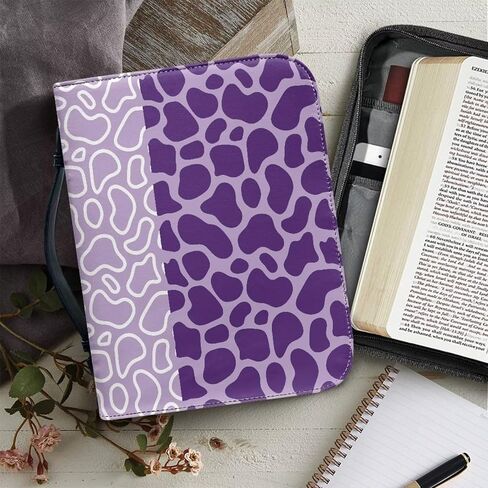 Women's Bible Covers Carrying Book Case Bible Protective with Handle and Zippered Church Bag Gift for Mother Lady Red 2XL in Kuwait