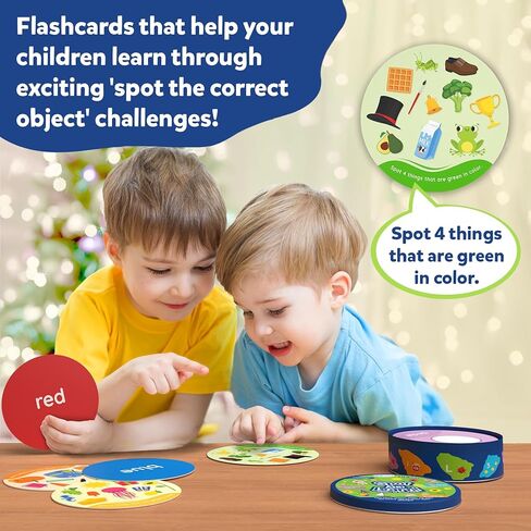 Skillmatics Card Game for Toddlers - Jump & Learn Letters, Numbers, Shapes & Colors, Preschool Learning, Travel Toys, Gifts for Kids Ages 2, 3, 4, 5 in Kuwait