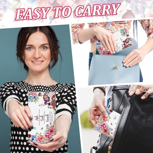 Gueevin 2025 Pocket Calendar for Purse with Pen Small Pocket Planner Handy Weekly Monthly Planner Journal Writing Notebook Christmas New Year Gift Sister Friend Women(Orange Red,Embroidery Floral) in Kuwait