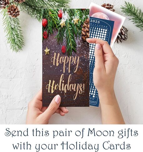 Moon Calendar 2025, MoonMaggy - 3-Set -3 Magnetic Fridge Calendars Plus 3 Moon Over Me Almanac Information Cards in Saudi Arabia
