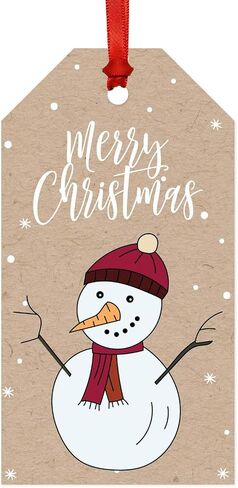 Andaz Press Christmas Classic Gift Tags, Faux Gold Glitter Joy on White, 20-Pack in Saudi Arabia