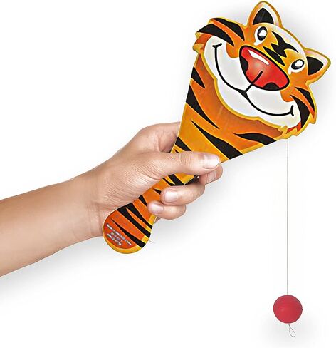 ArtCreativity Zoo Animal Paddle Balls, Pack of 12, 9 Inch Wooden Paddleball with String, Assorted Designs, Great Party Favors, Goodie Bag Fillers, Fun Activity Toys for Kids in Saudi Arabia