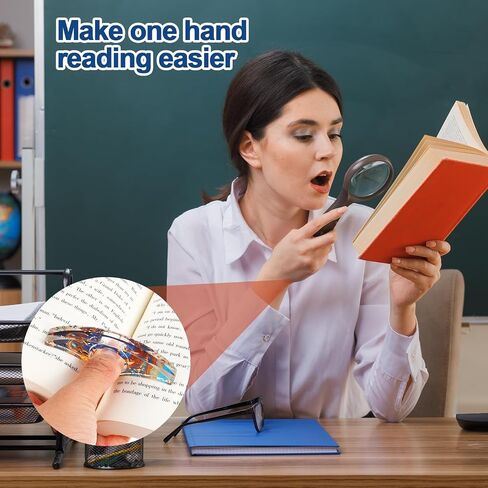 4 Pcs Aesthetic Resin Bookmarks Set, Glittering Book Page Holder, Handmade Thumb Book Holder & Bookmark Kit Transparent Page Marker with Tassels for Students Teachers Book Lovers Gifts(Blue) in Saudi Arabia