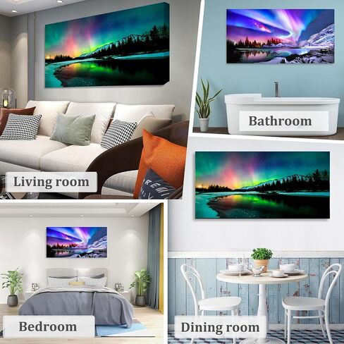 TOCARE 2 Pack Large Diamond Painting Kits, Waterfall Diamond Painting Kits for Adults, Full Drill Diamond Art Kits for Adults Nature Scenery 16x28inch Home Wall Decor in Saudi Arabia