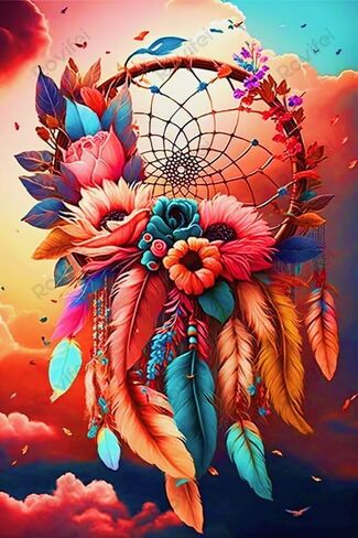 Lophomie حلم الماسك الماس اللوحة مجموعات للبالغين مبتدئين الملونة زاك الزهور الماس مجموعات الفن 5D DIY كامل جولة الحفر الماس اللوحة جوهرة الفن لديكور جدار المنزل 12 × 16 بوصة in Kuwait