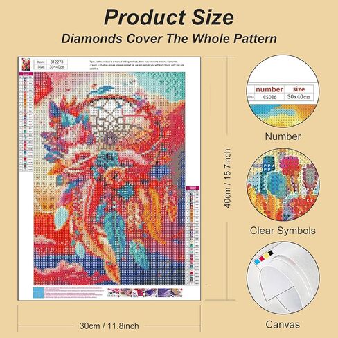Lophomie حلم الماسك الماس اللوحة مجموعات للبالغين مبتدئين الملونة زاك الزهور الماس مجموعات الفن 5D DIY كامل جولة الحفر الماس اللوحة جوهرة الفن لديكور جدار المنزل 12 × 16 بوصة in Kuwait