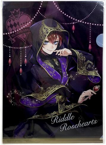 مجلد ملفات شفاف من Twisted Wonderland Ceremonial Robes Heartslabyul - مقاس A4، مقاوم للماء (Ace Trappola) in Saudi Arabia