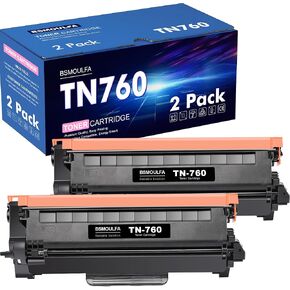 TN760 Compatible Toner Cartridge Replacement for Brother TN760 TN 760 TN730 Black for Brother DCP-L2550DW HL-L2350DW HL-L2395DW HL-L2390DW HL-L2370DW HL-L2370DWXL MFC-L2750DW MFC-L2750DWXL MFC-L2730DW