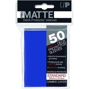 لعبة بطاقات Ultra Pro Sleeves Pro-Matte (أزرق)