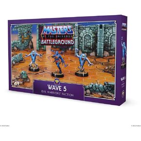 مجموعة توسيع لعبة Masters of The Universe Battleground RPG، Wave 5 Evil Warriors Faction - تتضمن 3 شخصيات Minis Webstor و2 روبوتات تحوم، وكتاب قواعد والمزيد - للأعمار من 14 عامًا فما فوق